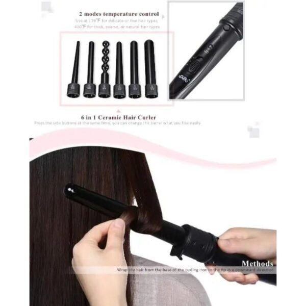 Curling Iron Wand Set 5 in 1