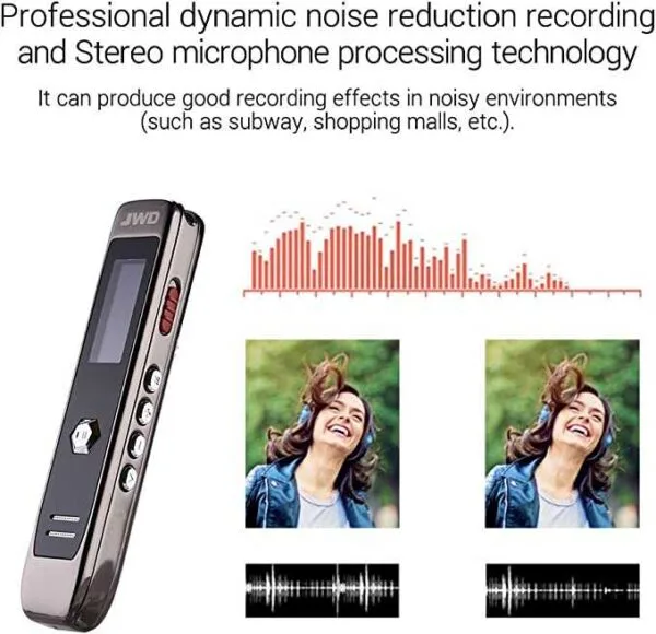 Mini Voice Recorder JWD 8GB Portable - Image 6