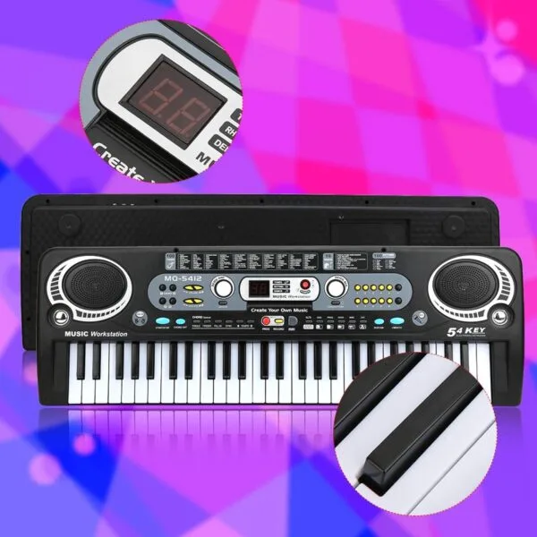 Electronic Keyboard With Microphone - Image 3