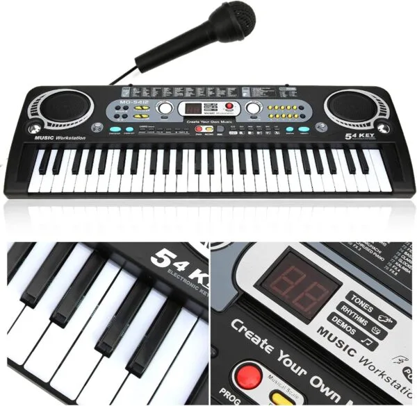 Electronic Keyboard With Microphone - Image 4