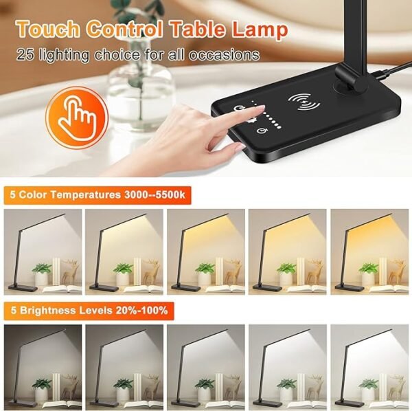 Desk Lamp Wireless Charging