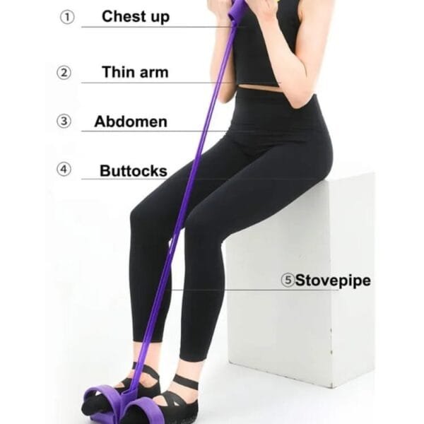 Tummy Trimmer Foot Pedal Resistance Band - Image 3